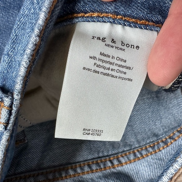 Rag & Bone Featherweight Sofie Ultra Wide Leg Jean in Otto Medium Wash Size 31 - Picture 9 of 15